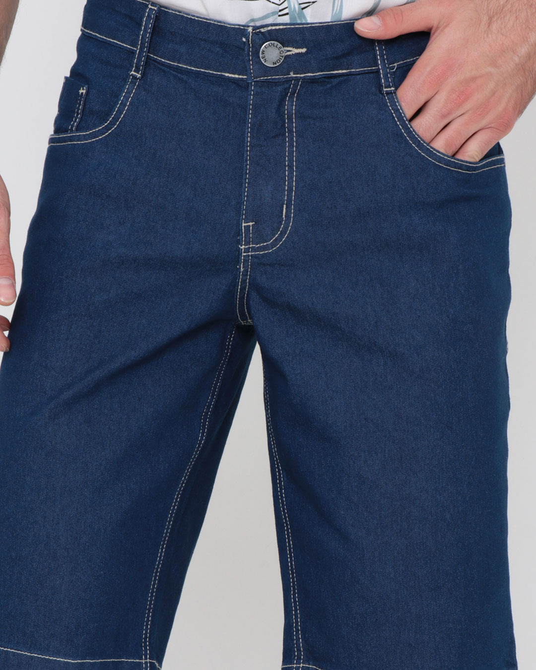 Bermuda-Jeans-Masculina-Basica-Azul-Escuro