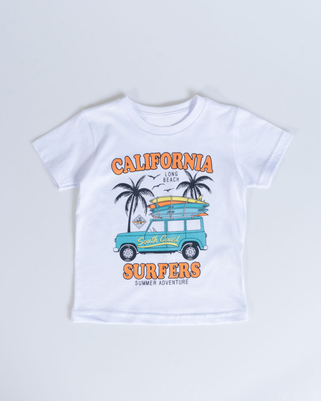Camiseta-Bebe-Manga-California-Beach-Branca
