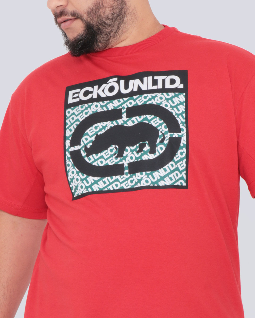 Camiseta-Plus-Size-Manga-Curta-Ecko-Vermelha
