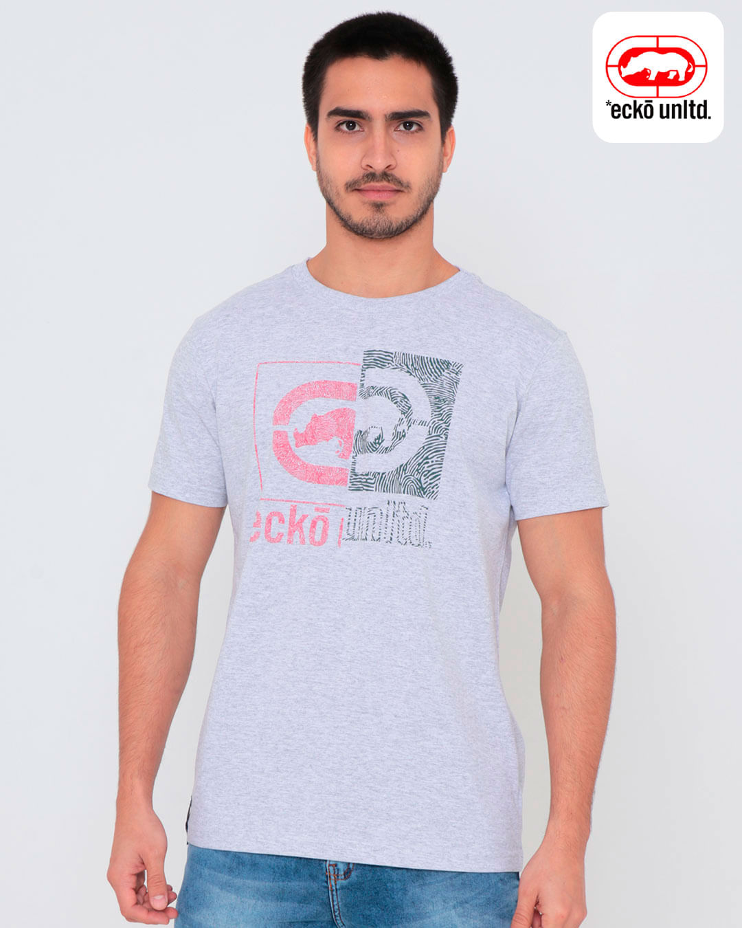 Camiseta-Estampa-Frontal-Ecko-Unlimited-Cinza