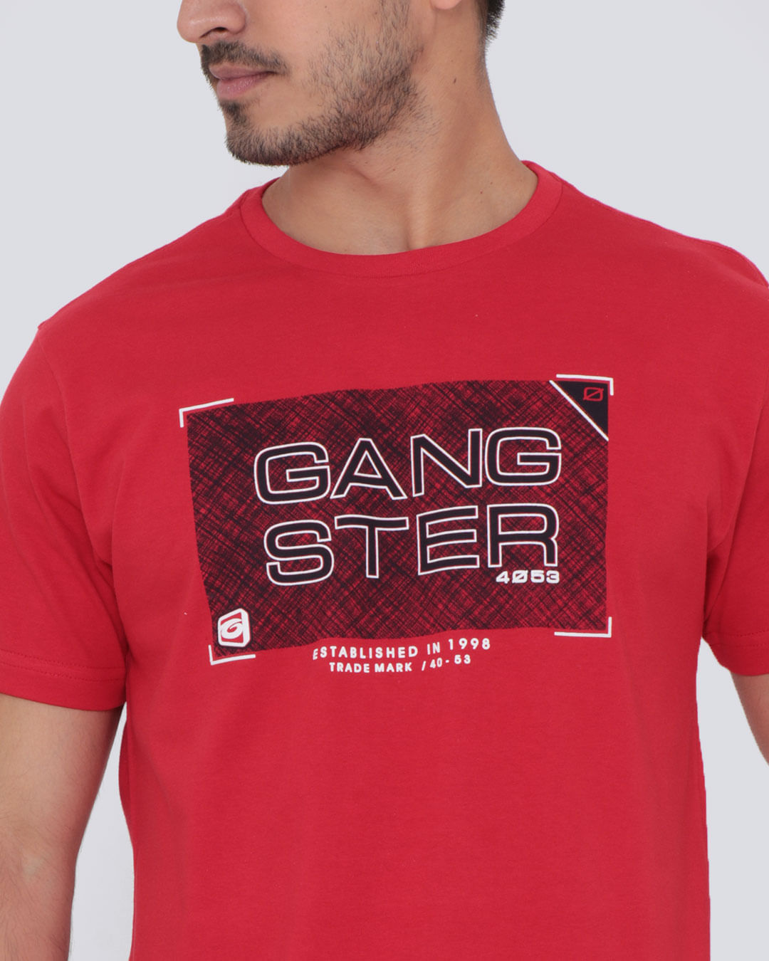 Camiseta-Estampa-Gangster-Vermelha