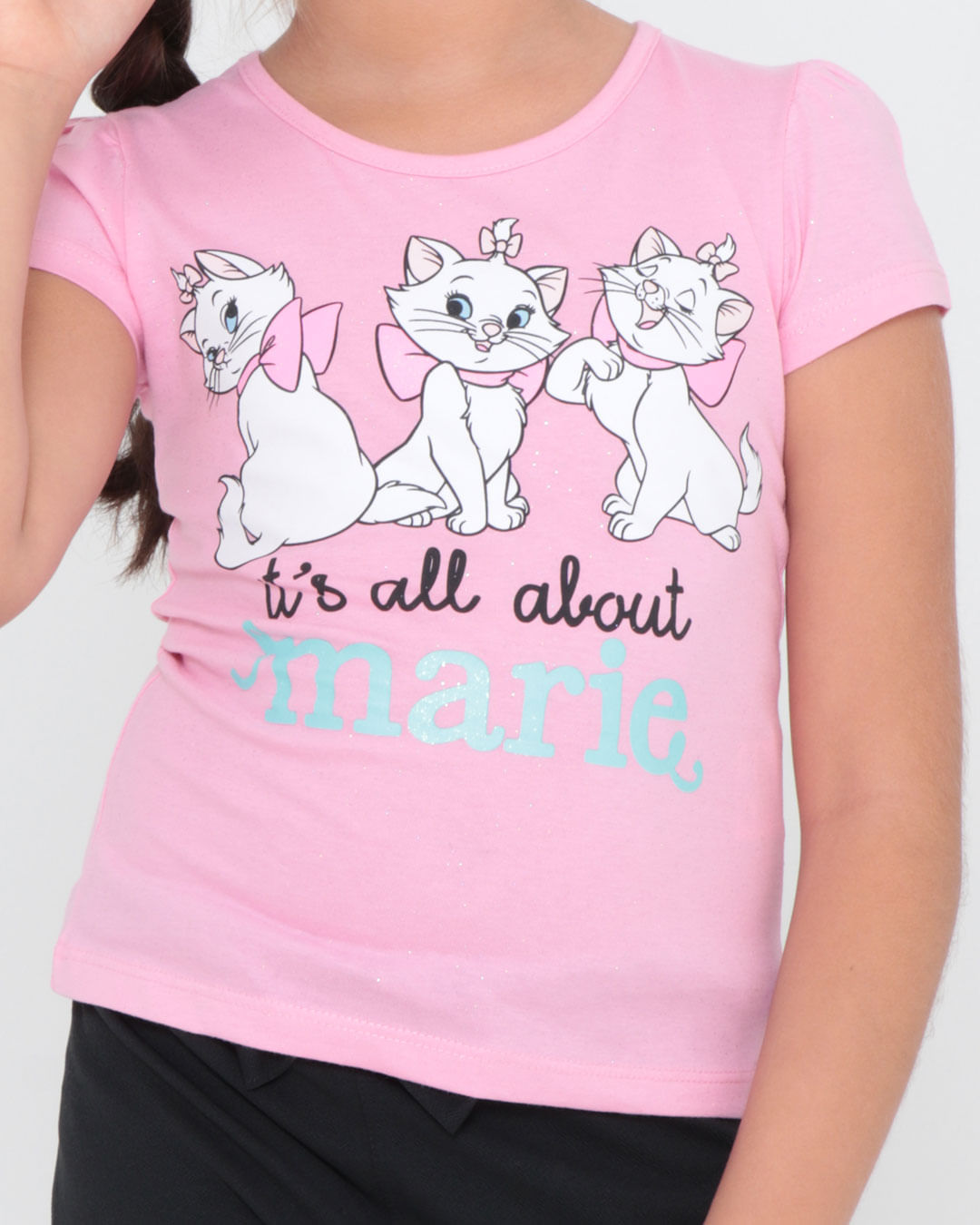 Blusa-Infantil-Gata-Marie-Disney-Rosa