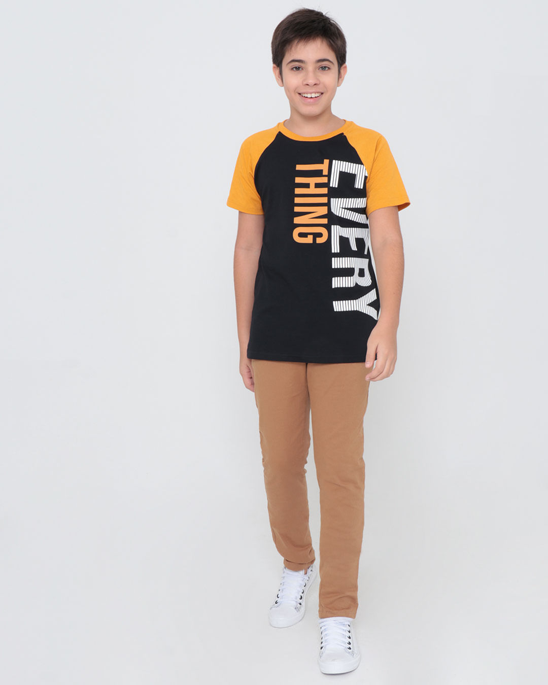 Camiseta-Juvenil-Estampa-Frontal-Preta