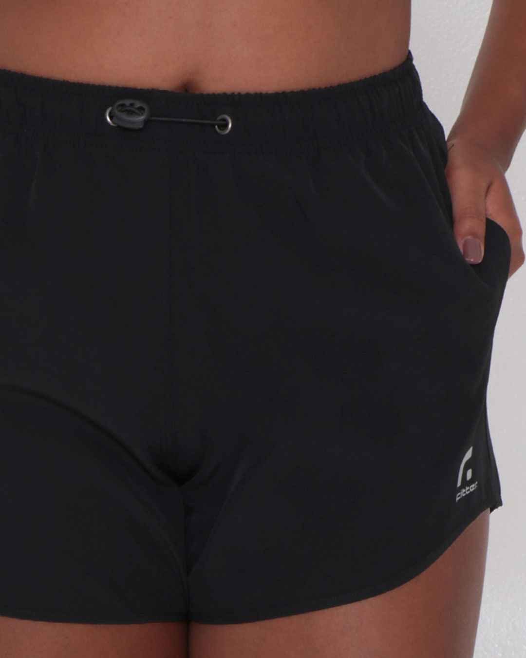 Short-Feminino-Boxer-Fitness-Fitter-Regulador-Preto