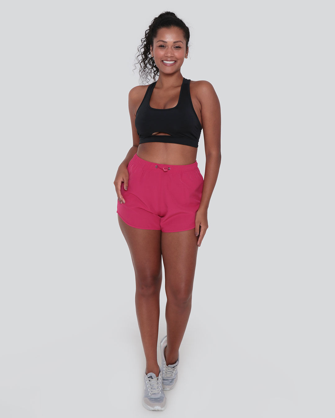 Short-Feminino-Boxer-Fitness-Fitter-Regulador-Rosa