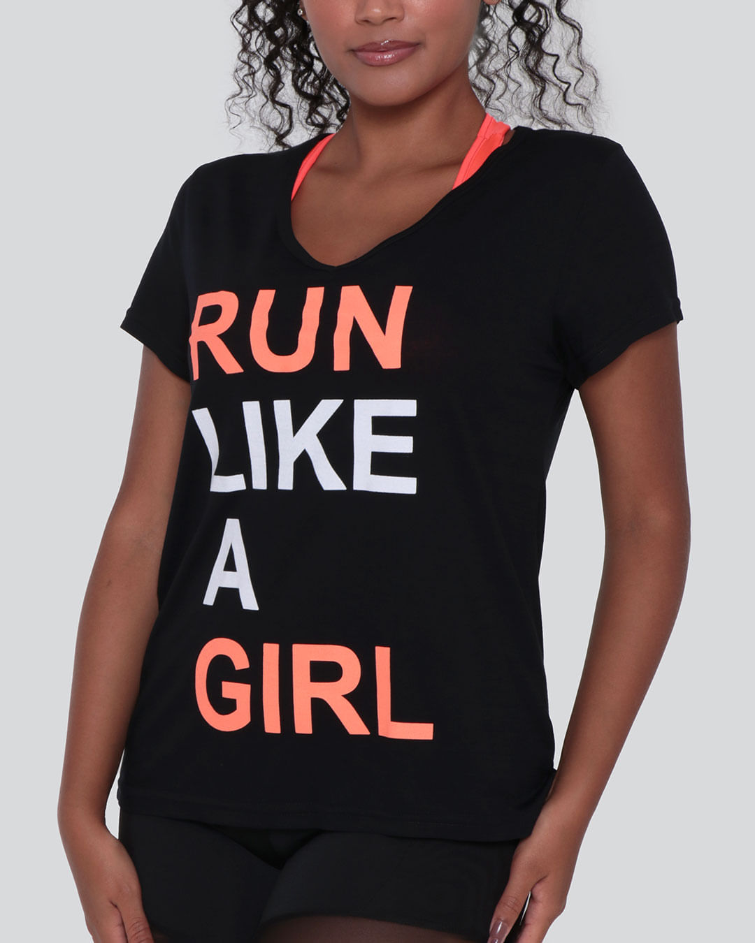 Blusa-Feminina-Fitness-Fitter-Run-Like-A-Girl-Preta