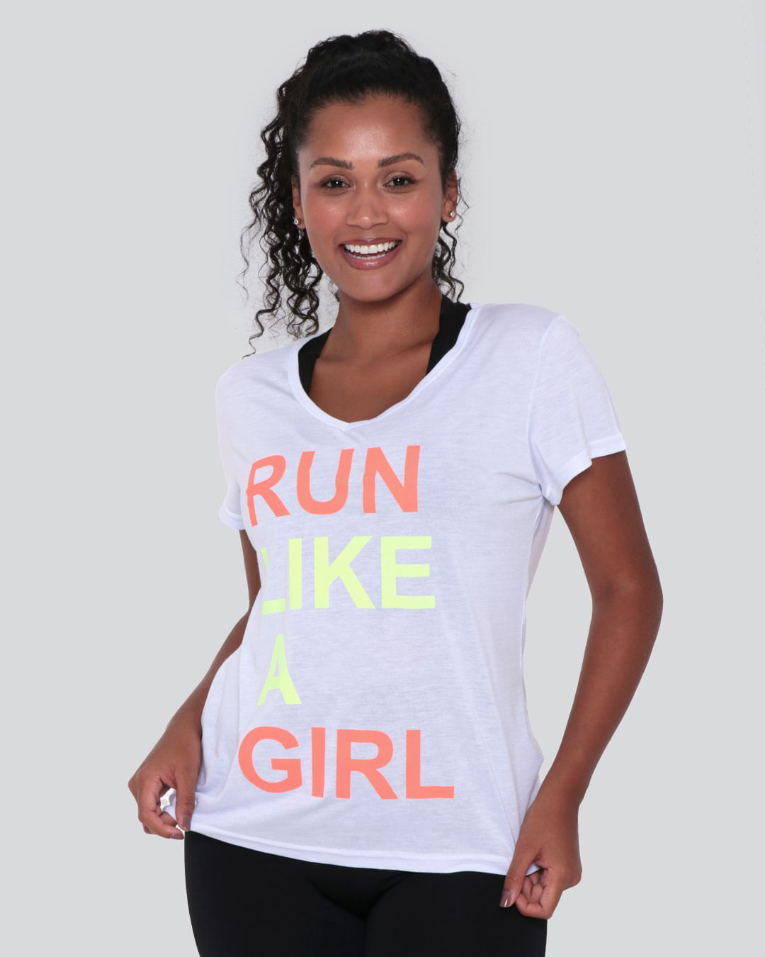 Blusa-Feminina-Fitness-Fitter-Run-Like-A-Girl-Branca