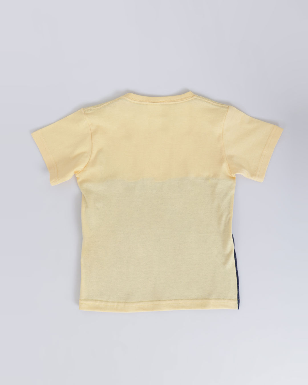 Camiseta-Bebe-Recorte-Flame-Bolso-Amarelo