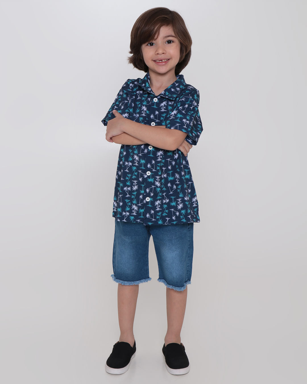 Camisa-Infantil-Estampa-Topical-Marinho