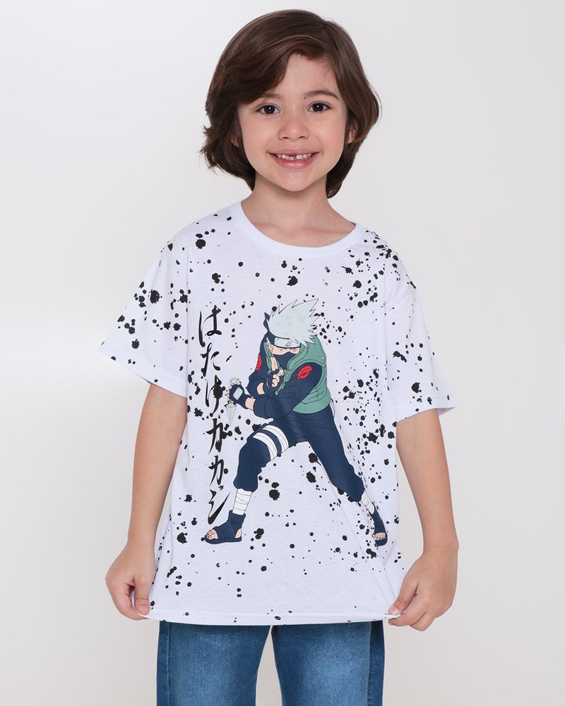 Camiseta Infantil Naruto Branca | Lojas Torra - Lojas Torra
