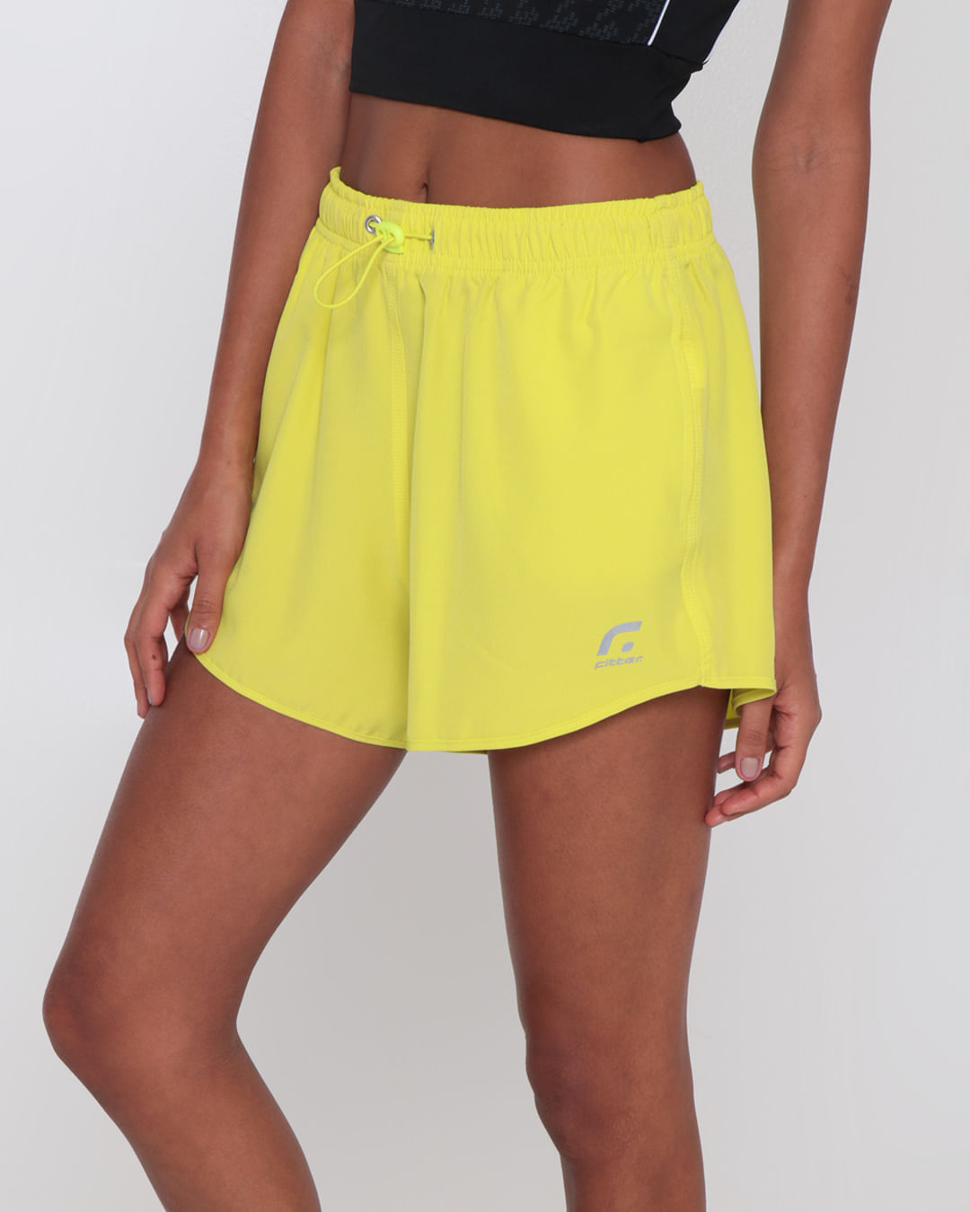 Short-Feminino-Boxer-Fitness-Fitter-Regulador-Neon-Verde