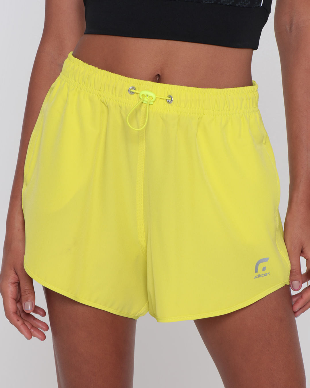 Short-Feminino-Boxer-Fitness-Fitter-Regulador-Neon-Verde