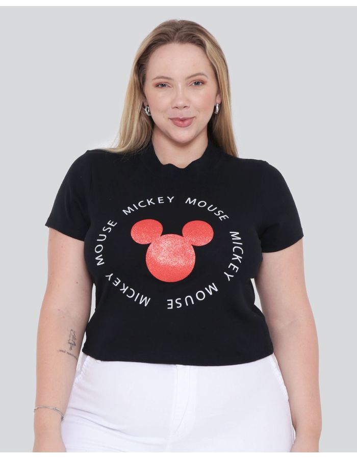 Blusa-Plus-Size-Feminina-Mickey-Disney-Preta