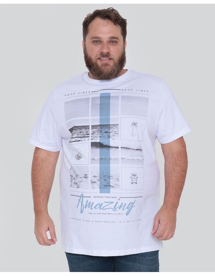 Camisa-Masculina-Plus-Size-Estampa-Frontal-Branca