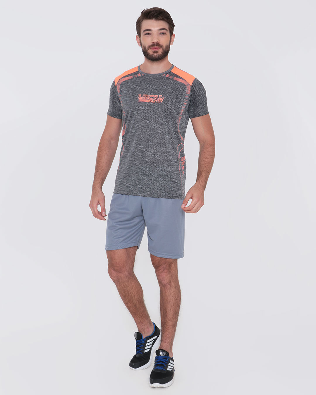 Bermuda-Masculina-Fitness-Cinza