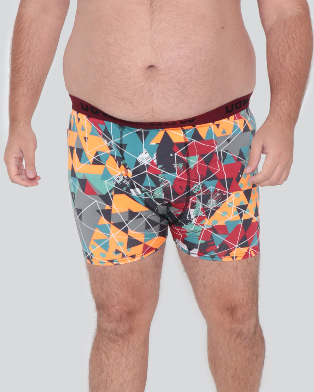 Cueca-Plus-Size-Boxer-Microfibra-Estampada-Vinho