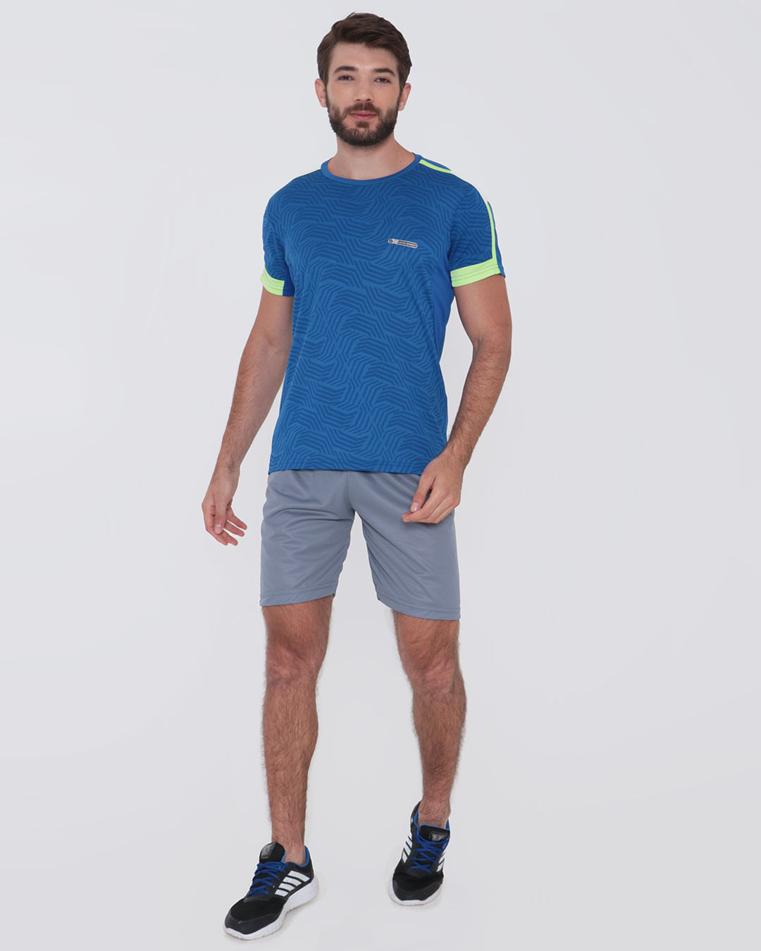 Camiseta-Masculina-Fitness-Recorte-Neon-Azul