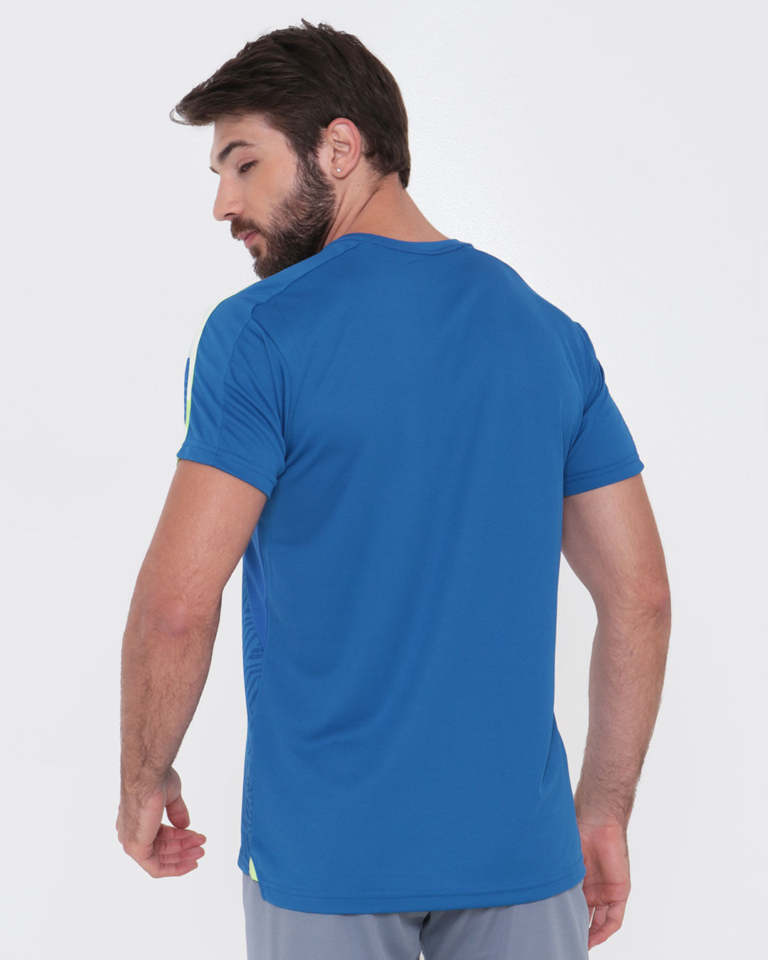 Camiseta-Masculina-Fitness-Recorte-Neon-Azul