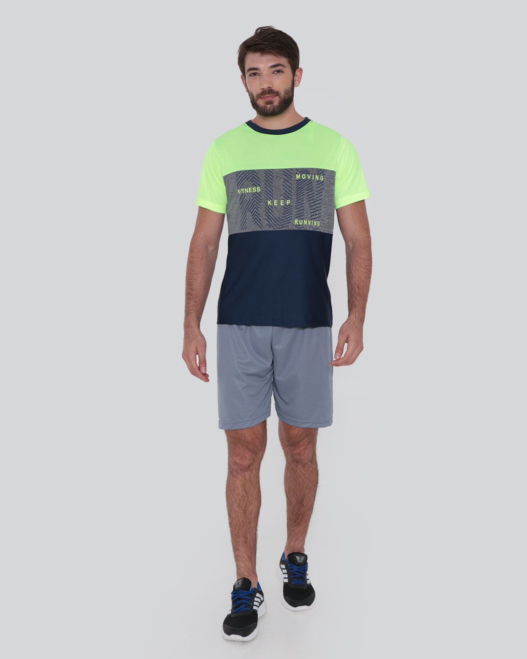 Camiseta-Masculina-Fitness-Recorte-Neon-Marinho