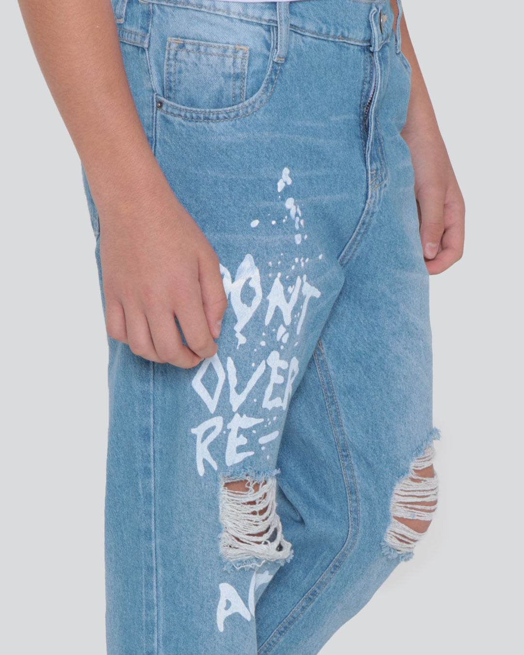 Calca-Jeans-Juvenil-Estampada-Reta-Destroyed-Azul