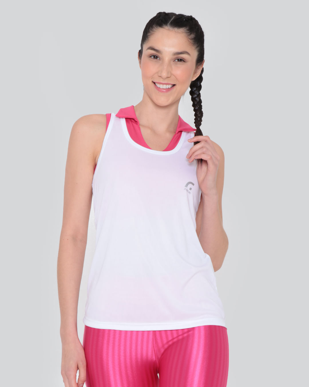 Regata-Feminina-Fitness-Fitter-Nadador-Branco