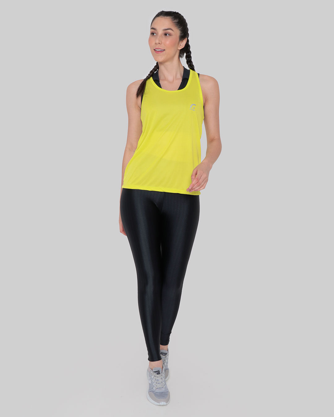 Regata-Feminina-Fitness-Fitter-Nadador-Neon-Verde-Claro