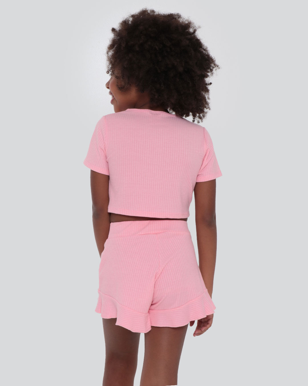 Conjunto-Infantil-Blusa-Cropped-Short-Rosa