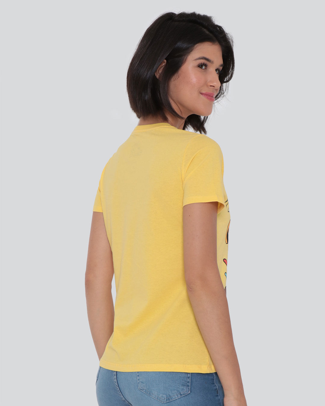 Camiseta-Feminina-Ze-Carioca-Disney-Amarela