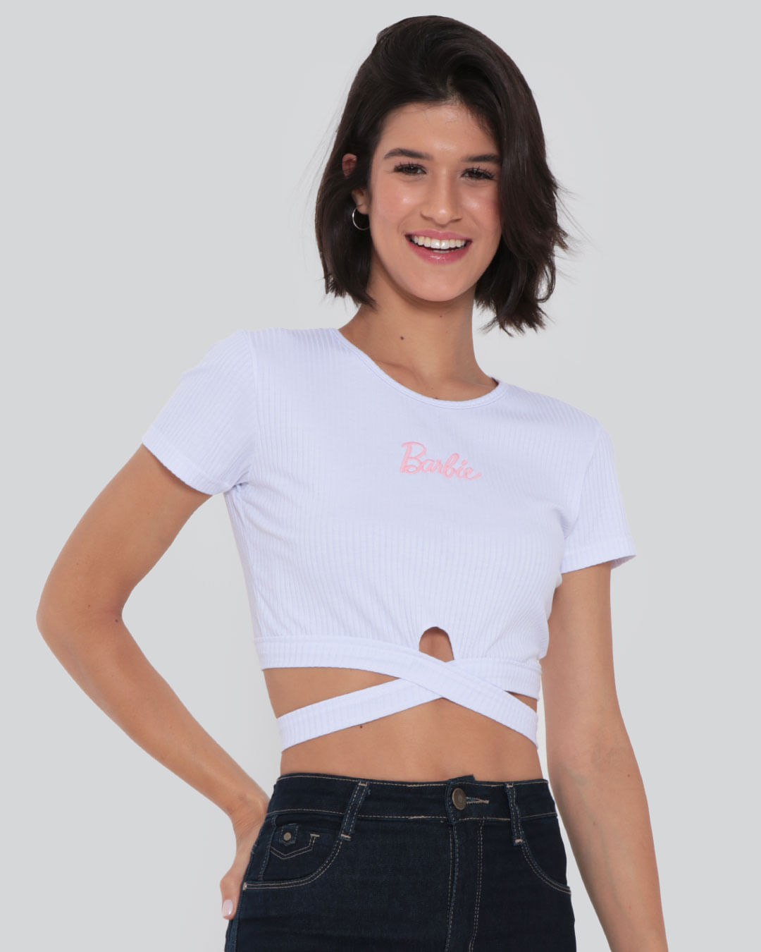 Blusa-Cropped-Feminina-Canelada-Barbie-Branca