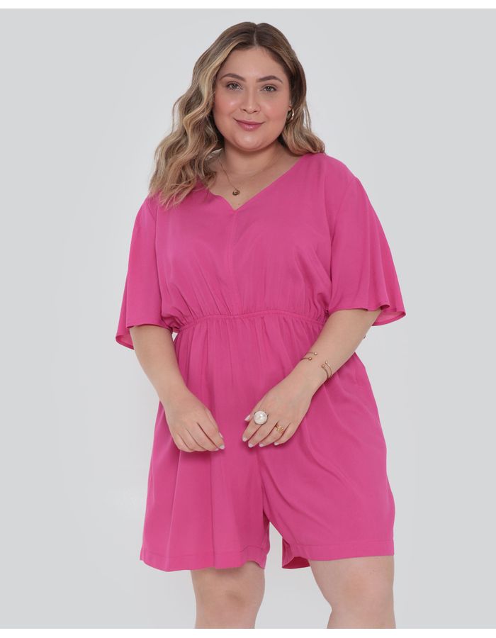 Macaquinho-Viscose-Feminino-Plus-Size-Rosa