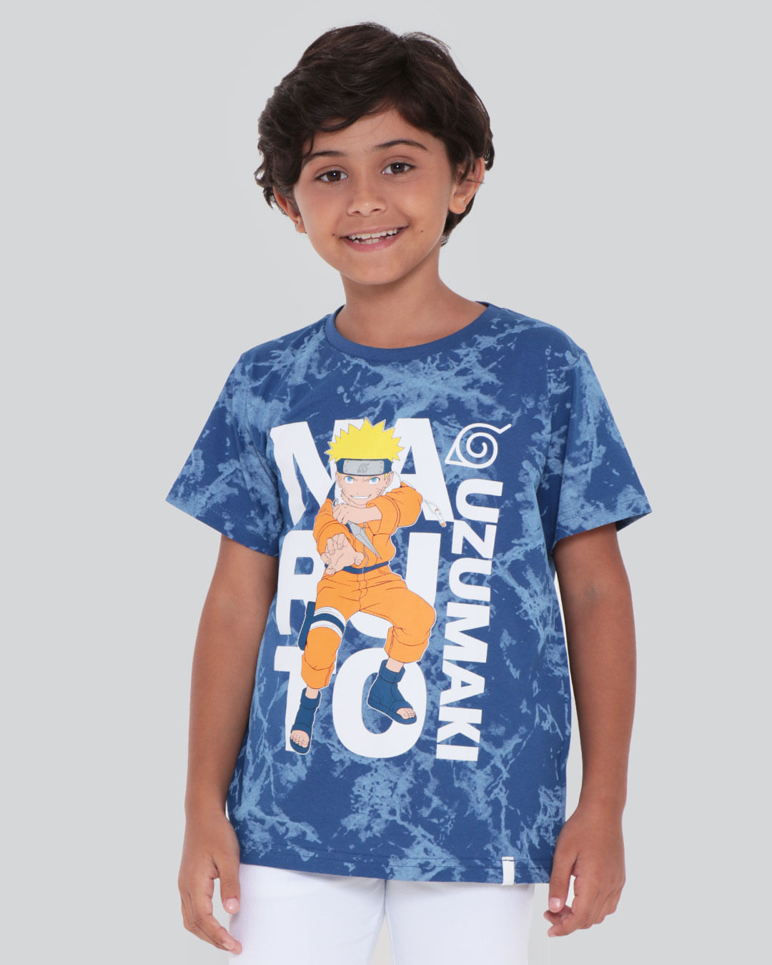 Camiseta-Infantil-Naruto-Tie-Dye-Azul