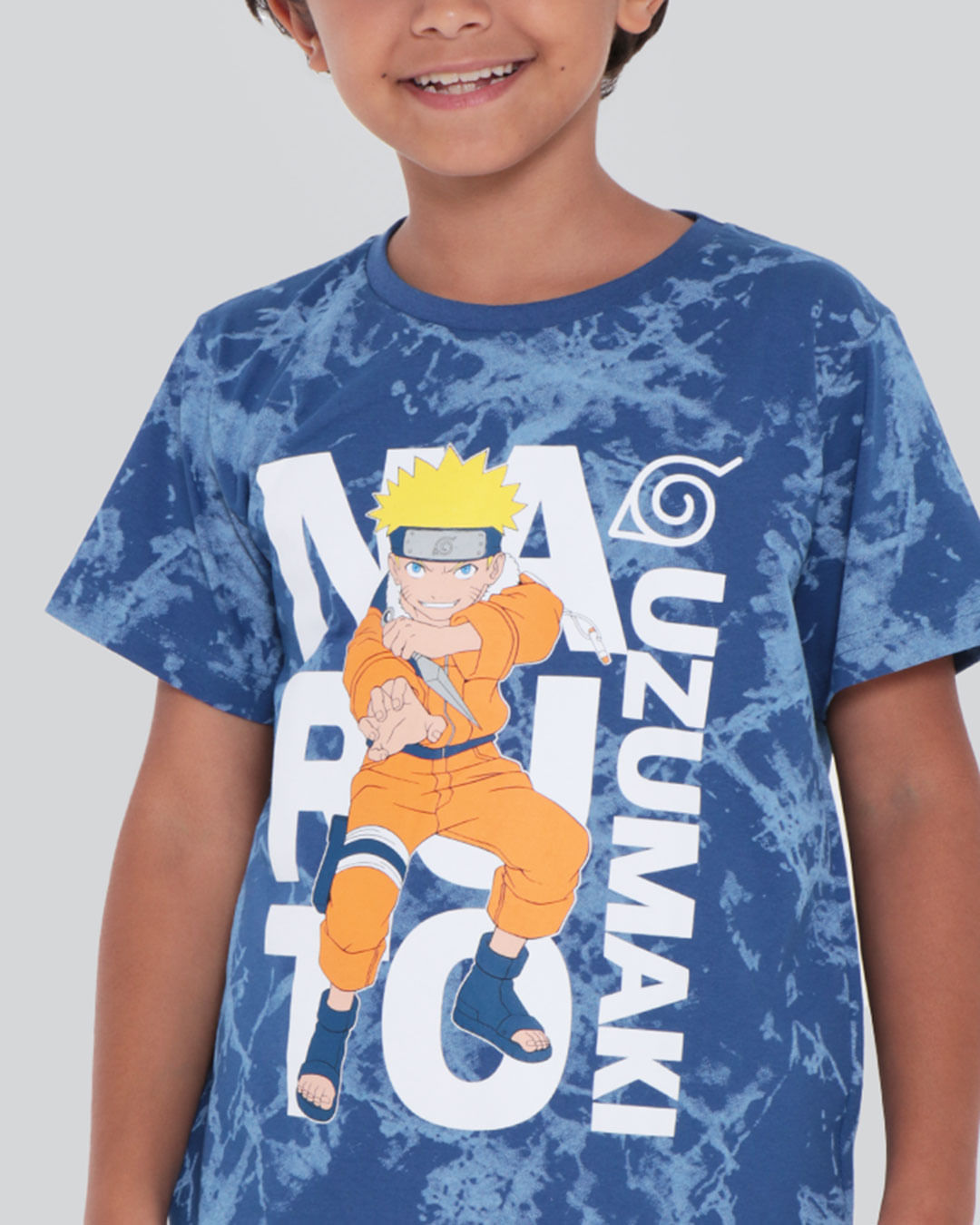 Camiseta-Infantil-Naruto-Tie-Dye-Azul