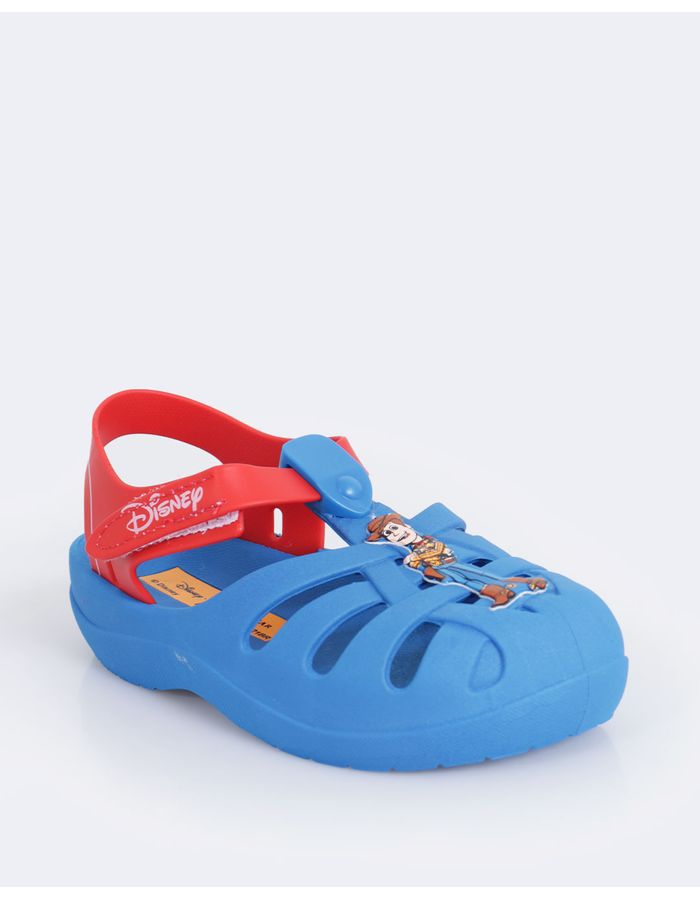 Papete-Babuche-Bebe-Toy-Story-Grendene-Azul-Medio