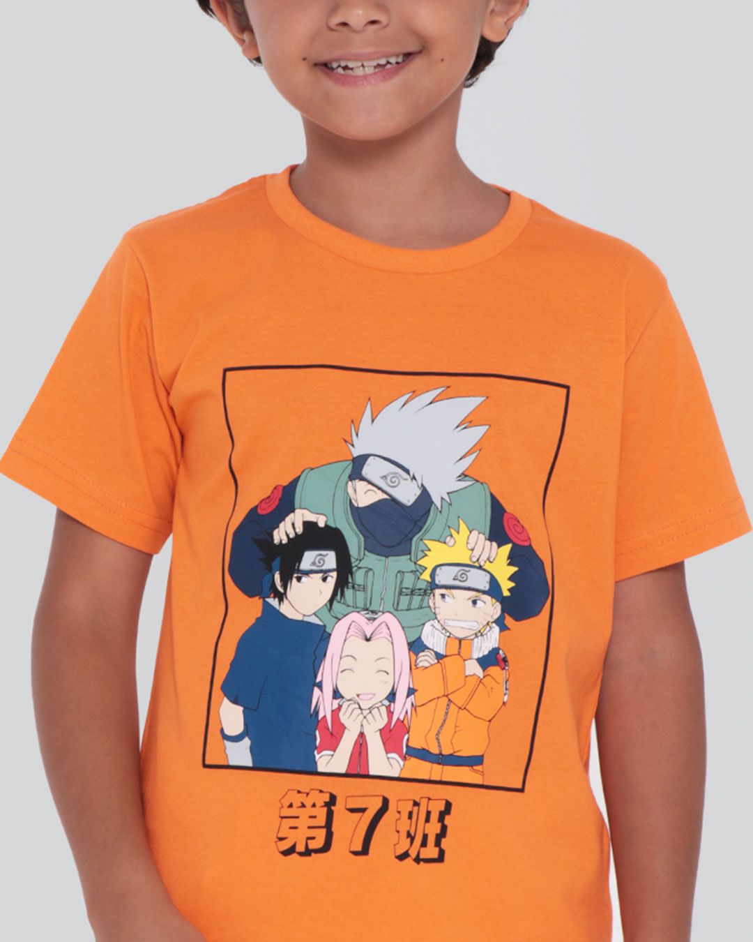 Camiseta-Infantil-Naruto-Laranja