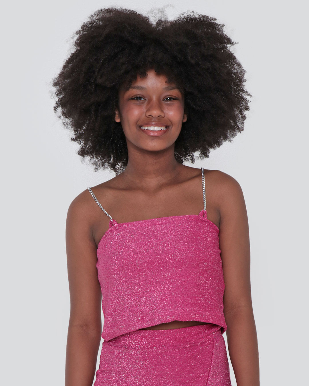 Blusa-Juvenil-Cropped-Lurex-Alcinha-Corrente-Rosa