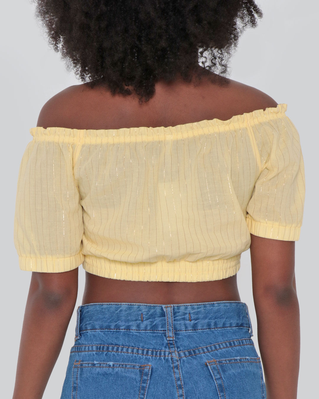 Blusa-Cropped-Juvenil-Ciganinha-Listrada-Amarela