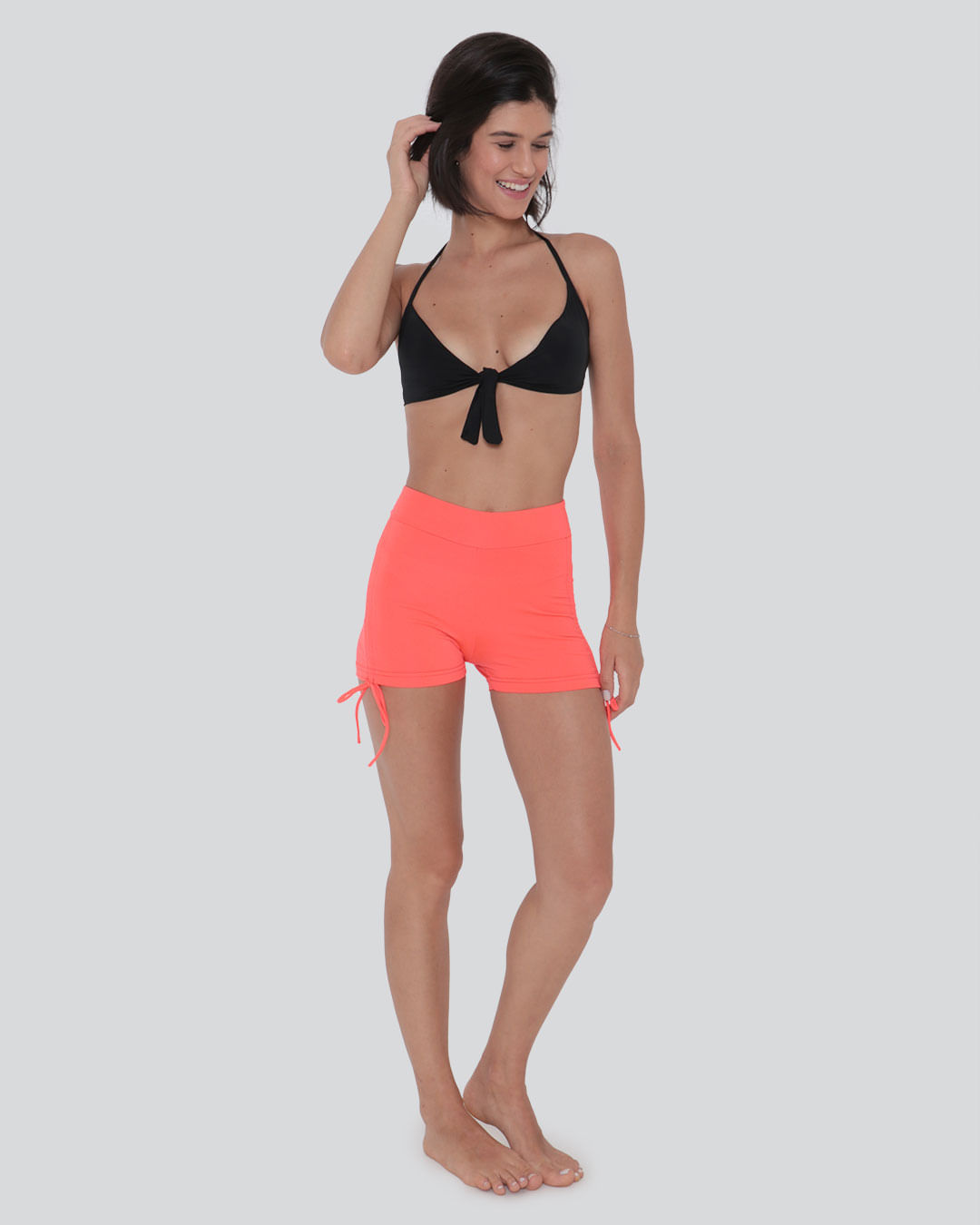 Short-Fitness-Feminino-Colisse-Laranja