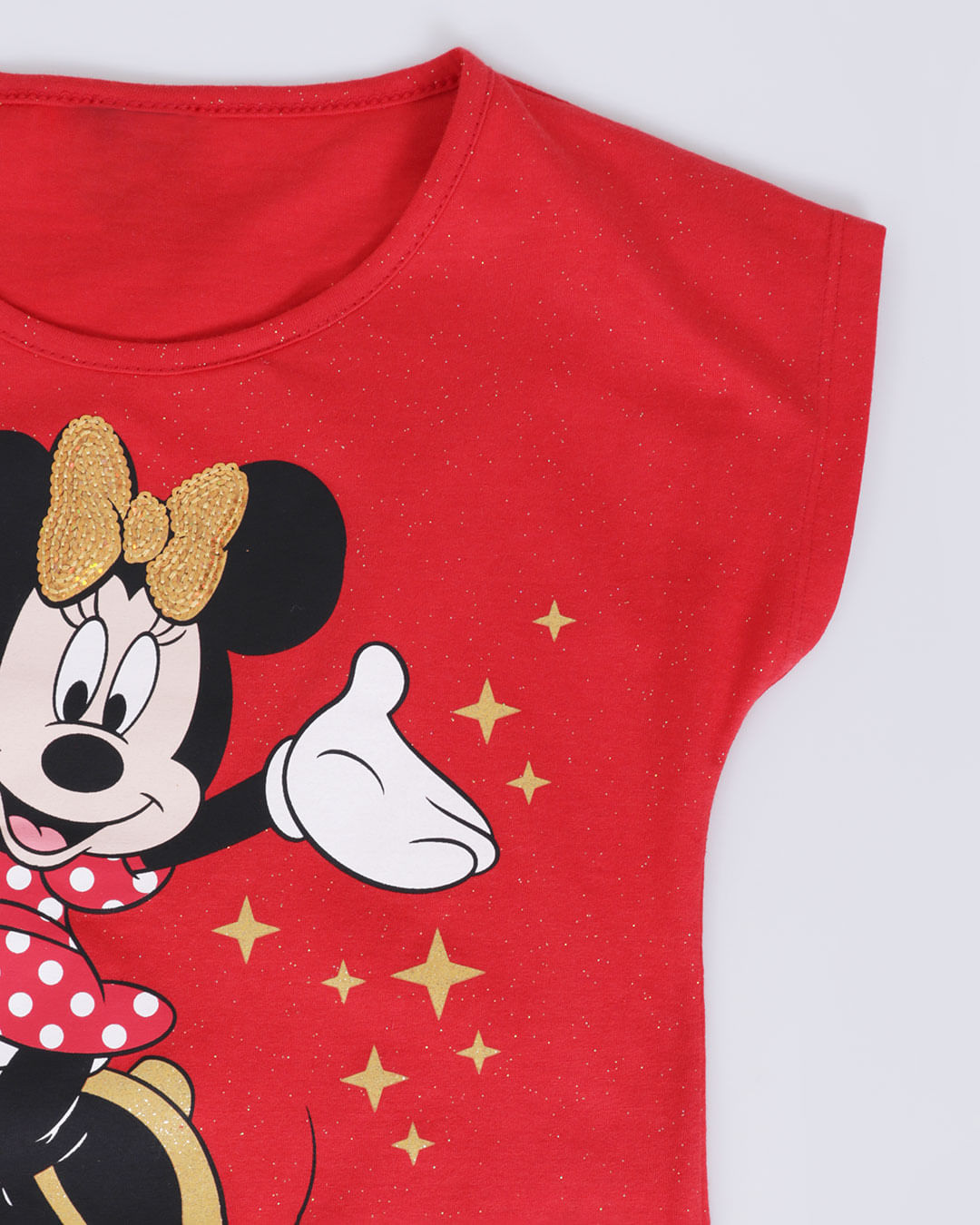 Blusa-Infantil-Paete-Minnie-Mouse-Disney-Vermelho