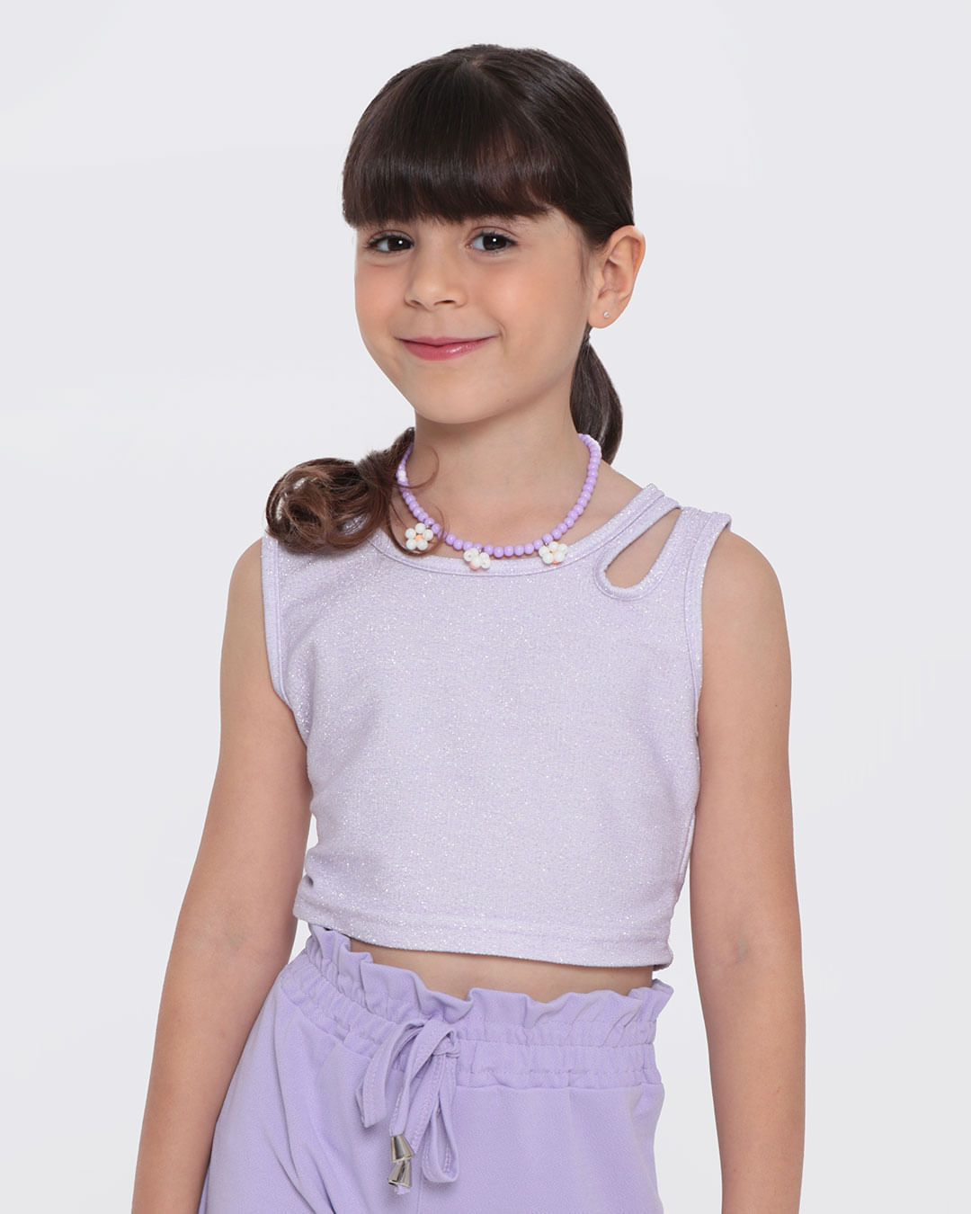 Regata-Infantil-Cropped-Lurex-Ombro-Vazado-Lilas-Claro