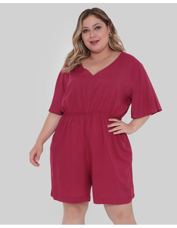 Macaquinho-Feminino-Plus-Size-Viscose-Rosa