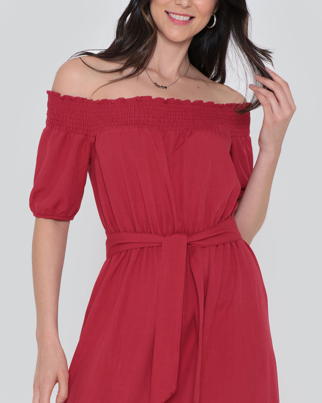 Vestido-Feminino-Ombro-Ciganinha-Midi-Vermelho