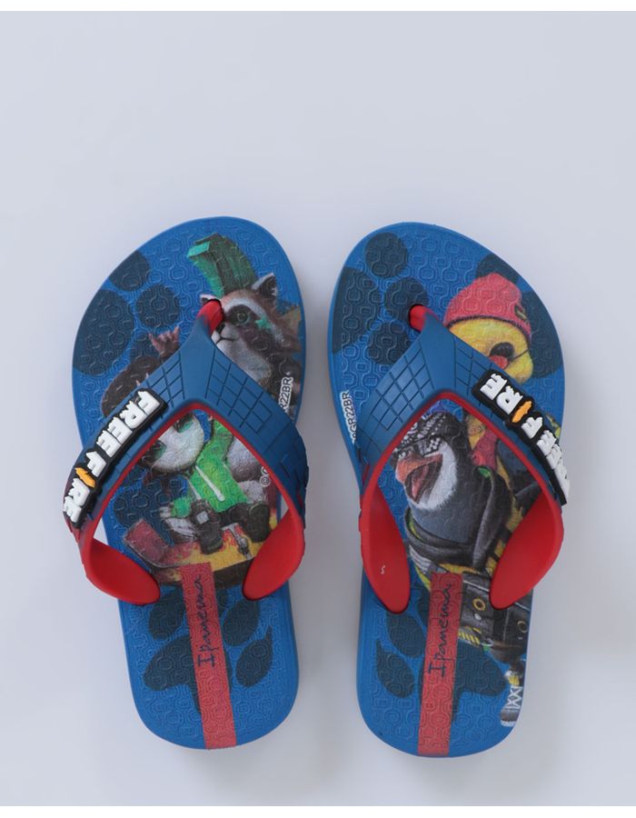 Chinelo-Ipanema-Infantil-Free-Fire-Azul-Medio