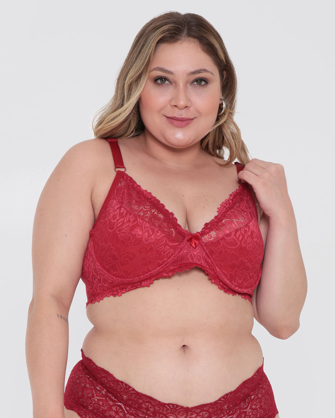 Sutia-Plus-Size-Feminino-Avulso-Sem-Bojo-Vermelho