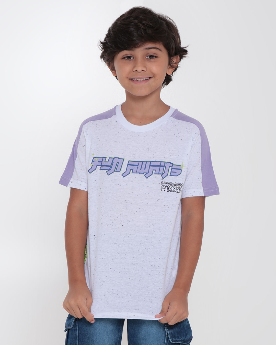 Camiseta-Infantil-Estampa-Japonesa-Botone-Branca