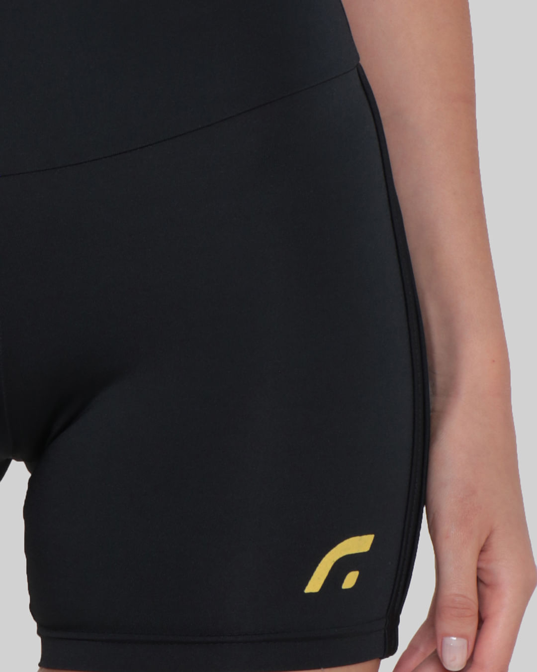 Short-Feminino-Fitness-Fitter-Ciclista-Preto