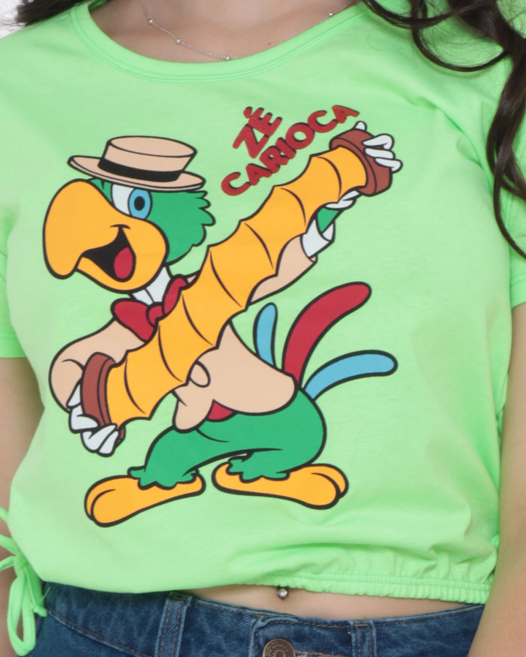 Blusa-Juvenil-Ze-Carioca-Disney-Neon-Verde