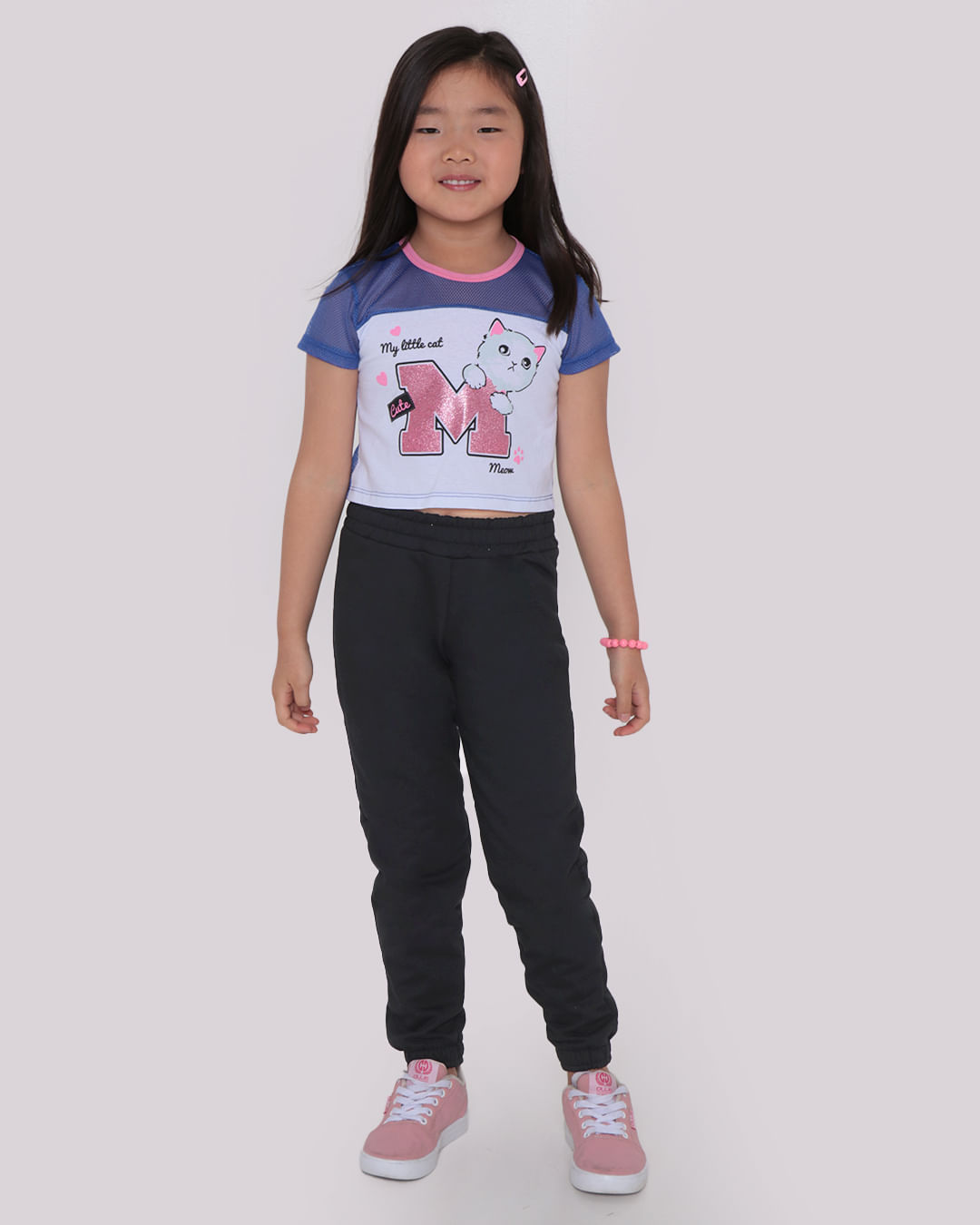 Calca-Moletom-Infantil-Jogger-Preta