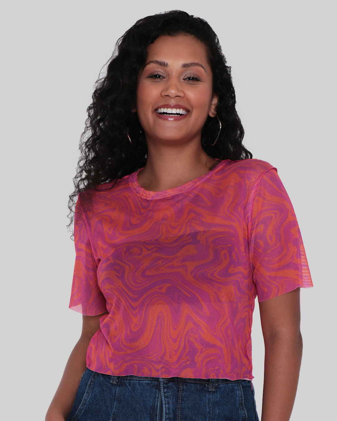 Blusa-Cropped-Feminina-Estampa-Psicodelica-Tule-Rosa