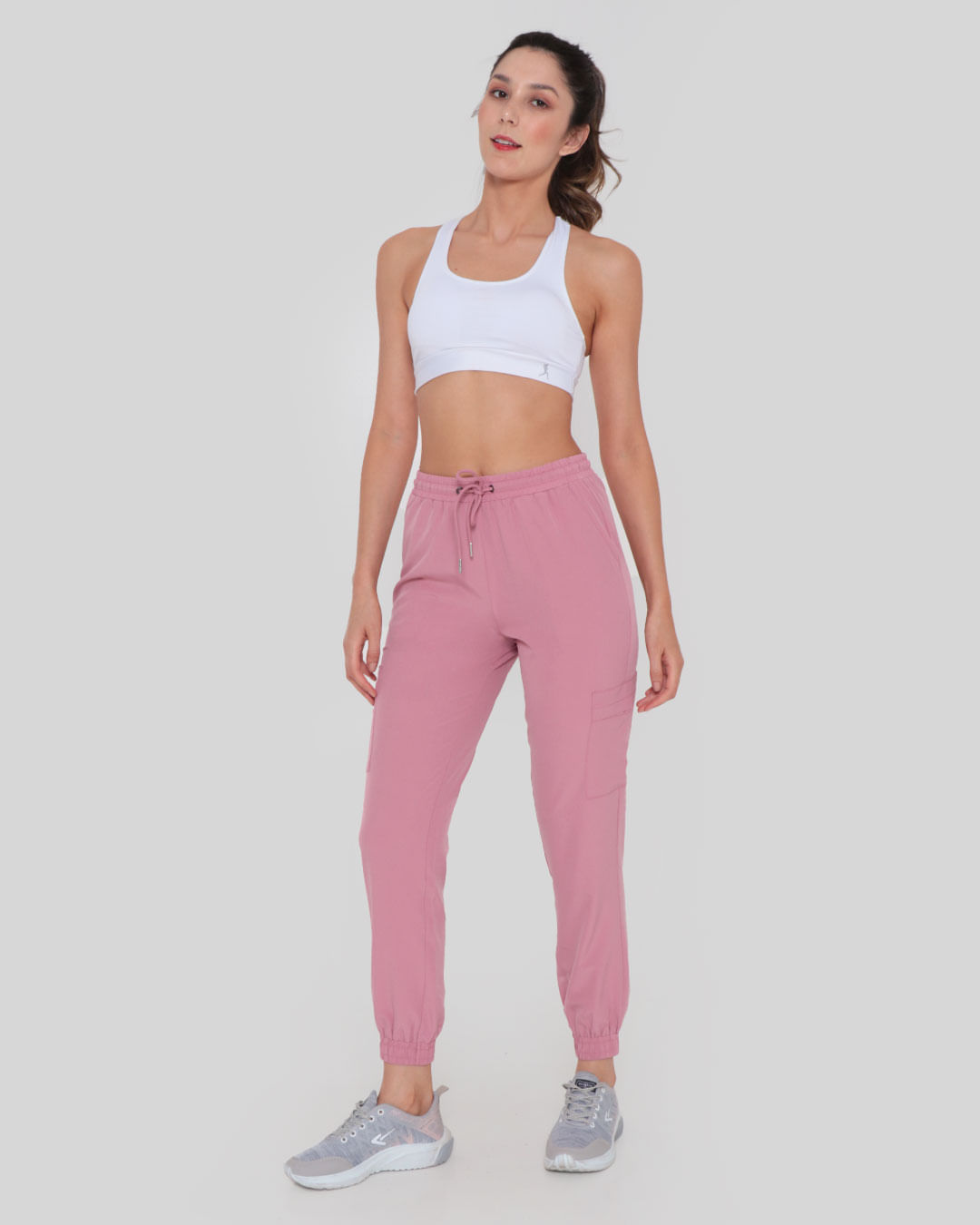 Calca-Feminina-Fitness-Jogger-Fitter-Rosa-Claro