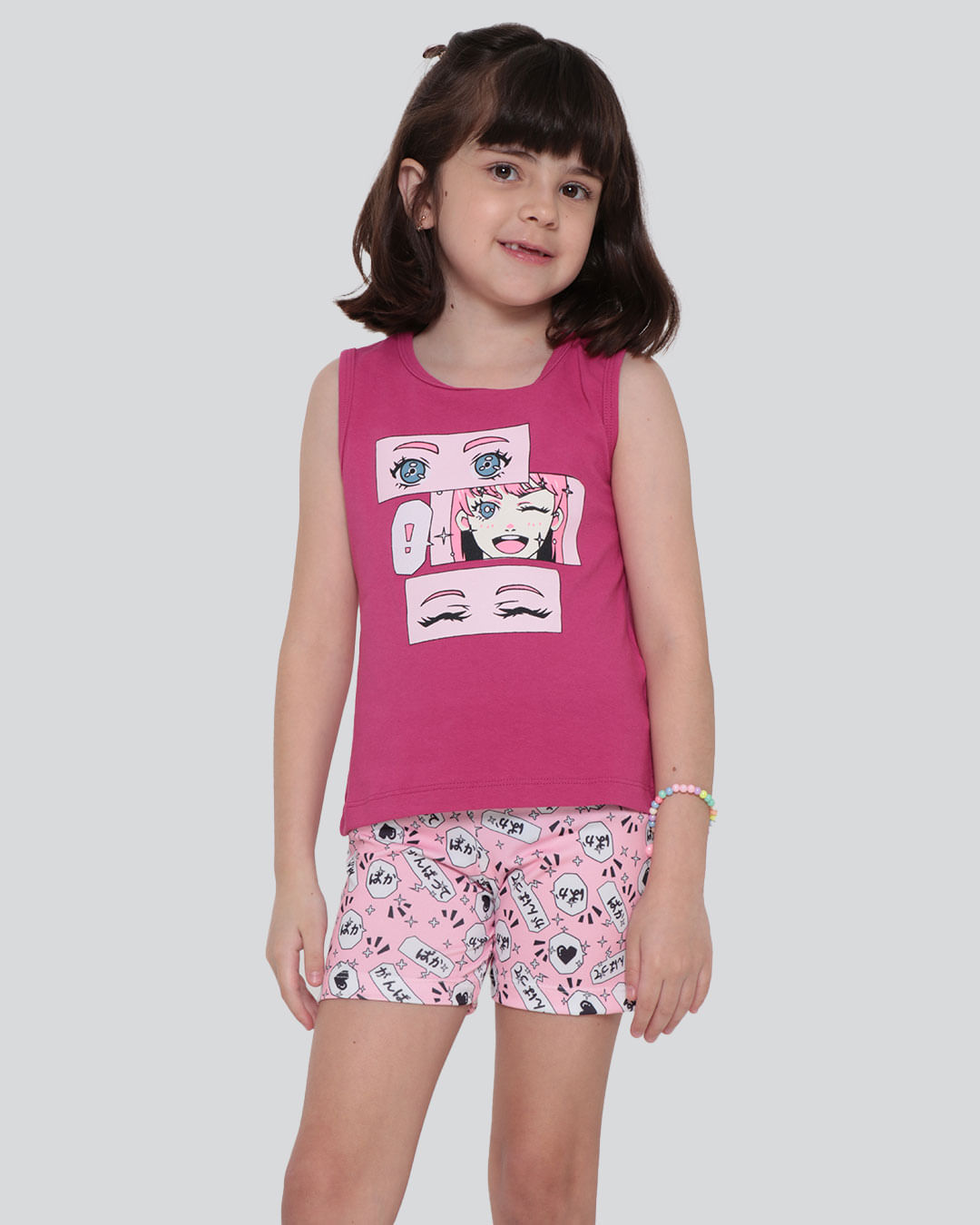 Conjunto-Infantil-Regata-Estampa-Anime-Rosa